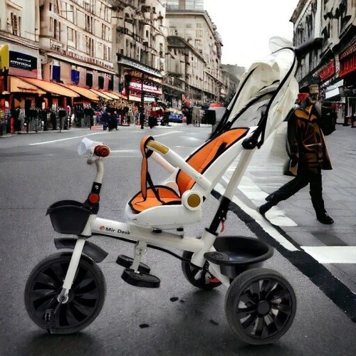 Vélo poussette évolutif Avec siège 360 de luxe Sergio