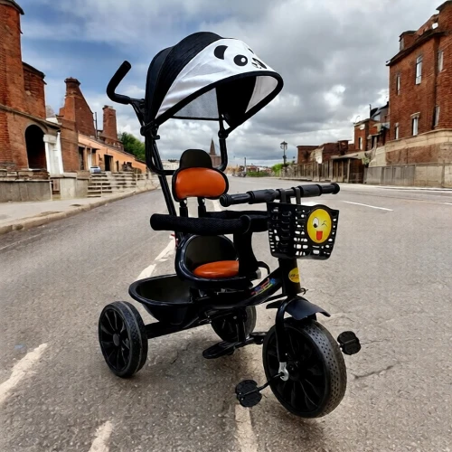 Tricycle, Vélo Poussette évolutif Panda