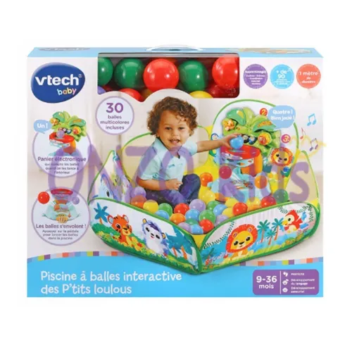 Piscine à balles interactive Des P'tits loulous pour bébé Vtech