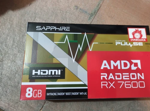 Sapphire Pulse AMD Radeon RX 7600 Gaming 8GB GDDR6