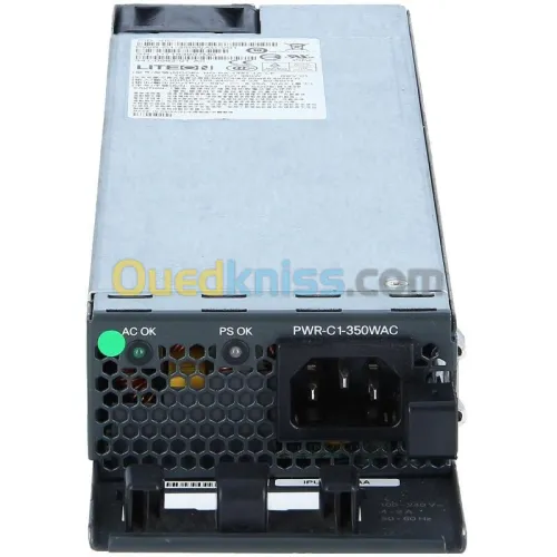 Alimentation Cisco PWR-C1-350WAC 350W pour les séries Catalyst 3850 et 9300