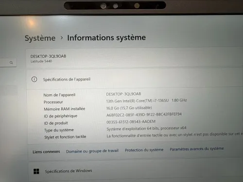 Laptop Dell Latitude 5440 I713eme