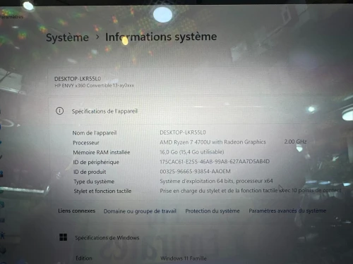 Laptop HP Envy x360 Convertible Ryzen 7 série 4000 à ne pas rater