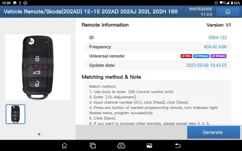 Launch X431 Key Programmer pour le LAUNCH X431 IMMO ELITE, IMMO PLUS, PAD V, PAD VII