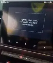 RENAULT-DACIA REPARATION ECRAN VERROUILLE ET ACTIVATION OPTION