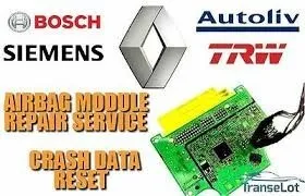 AIRBAG CRASH SERVICE DE REPARATION SOFTWARE