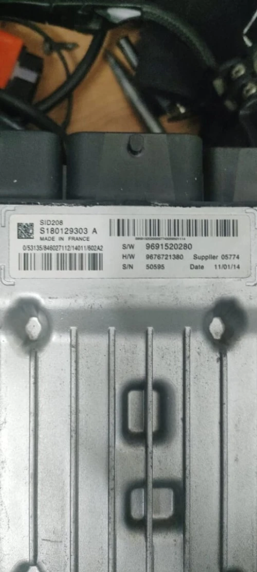 BOXER 3 MEMOIRE MOTEUR SID208 NEUF+PROGRAMMATION