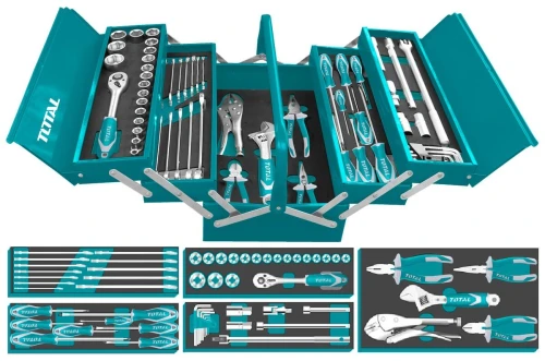 CAISSE DOUTILS 59 PCS TOTAL Référence THTCS12591 Caisse Doutils 59 Pcs Total  Thtcs12591