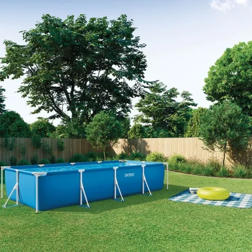 Piscine Metal Frame Junior rectangulaire 4,50 x 2,20 x 0,84 m avec pompe de filtration