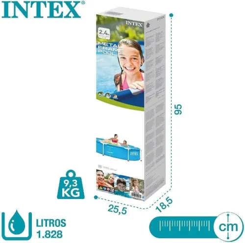 Petite piscine Metal Frame ronde 2,44 x 0,51 m