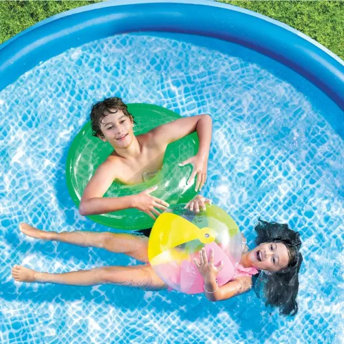 INTEX Piscine Gonflable Ronde Easy Set , Blue, 396x84cm 
