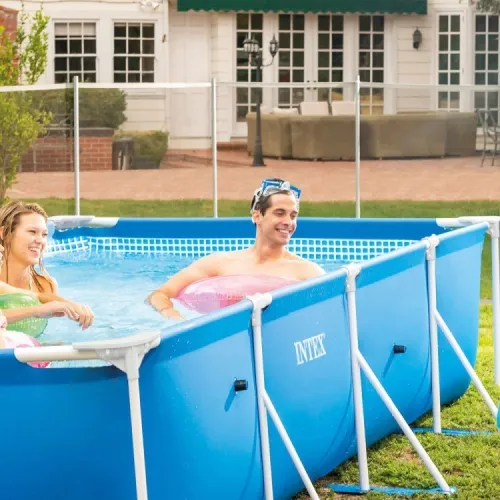 Piscine Metal Frame Junior rectangulaire 4,50 x 2,20 x 0,84 m avec pompe de filtration
