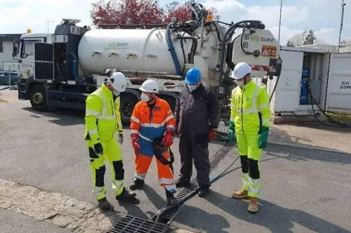 Camion Débouchage Nettoyage Canalisation