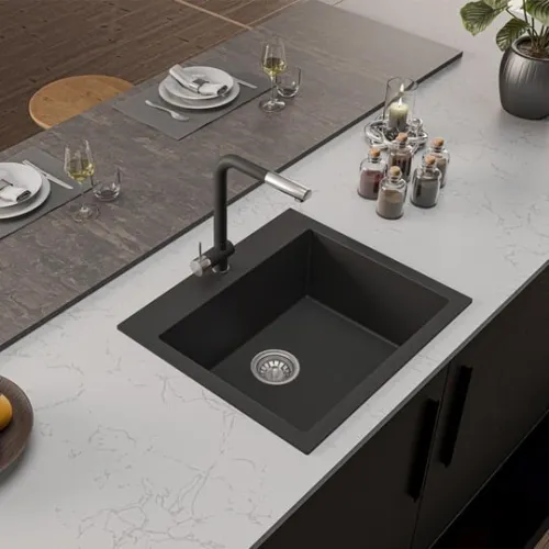 Éviers de cuisine en granite / quartz