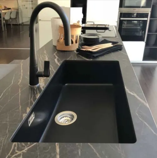 Éviers de cuisine sous plan en granite / quartz