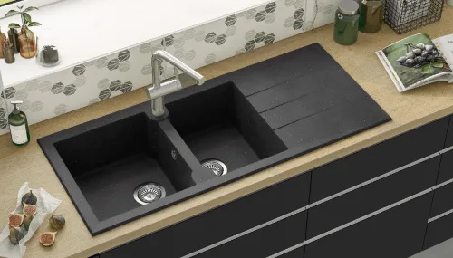 Evier de cuisine en granite / quartz