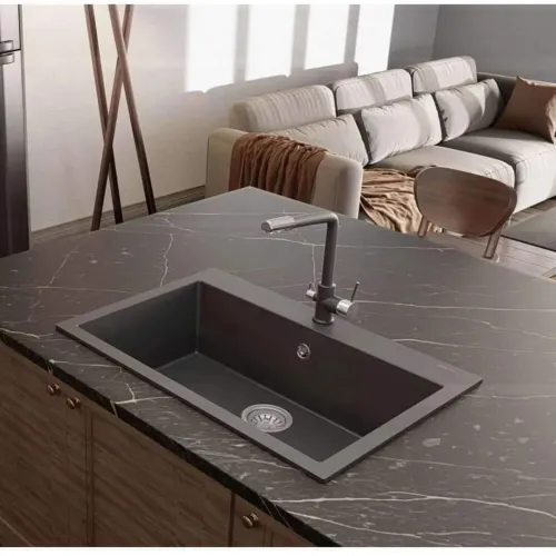 Evier de cuisine en granite / quartz