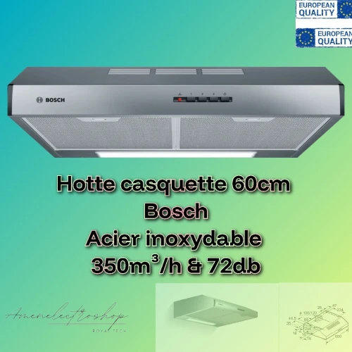 Hotte casquette 60cm Bosch 