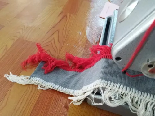 Machine à coudre les tapis
