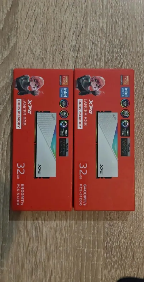 Ram ddr5 32x2 6400mhz cl 32 RGB