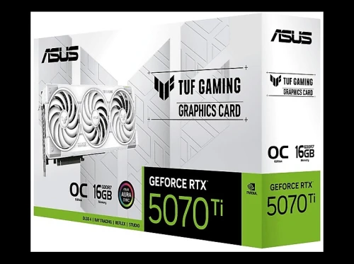 ASUS TUF Gaming GeForce RTXTM 5070 Ti White Edition