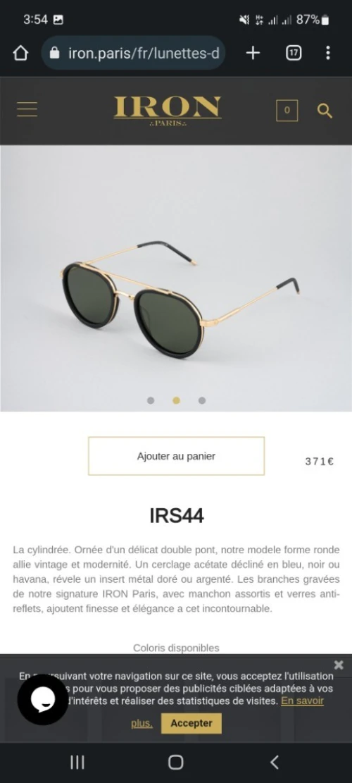 lunettes iron paris 