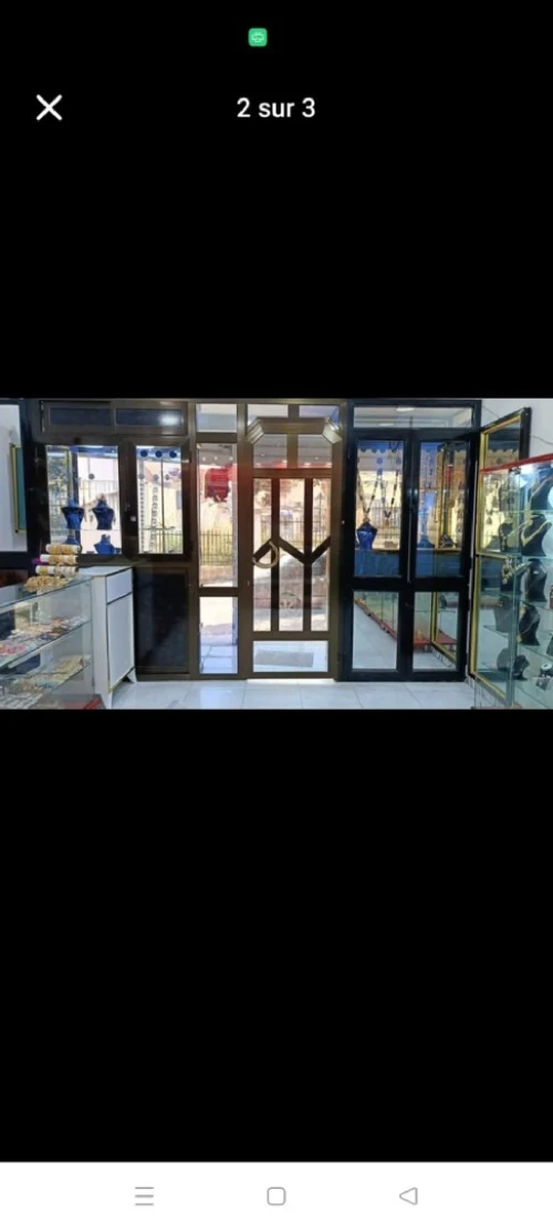 Vitrine bijouterie 