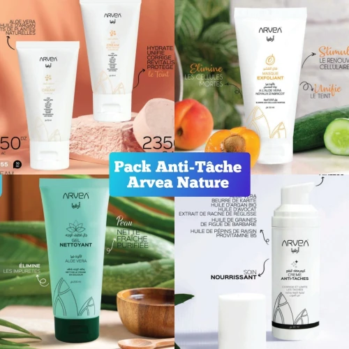 PACK COSMÉTIQUES ARVEA NATURE LIVRAISON 48 WILAYA 