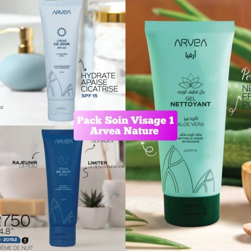 PACK COSMÉTIQUES ARVEA NATURE LIVRAISON 48 WILAYA 