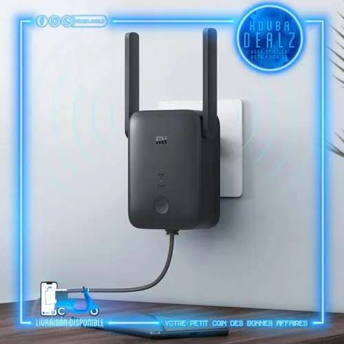 XIAOMI AMPLIFICATEUR WIFI AC1200 Dual Bande 2.4GHz/300Mbps 5GHz/867Mbps 