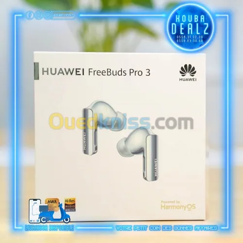 HUAWEI FREEBUDS PRO 3 ORIGINALS (KIT BLUETOOTH) (PRIX CHOC)