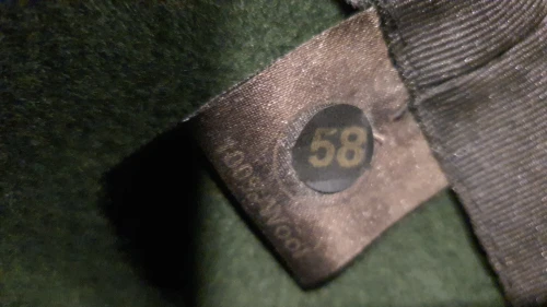 Chapeau Feutre 100% laine, vert, taille: 58