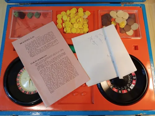 Mallette multi-jeux vintage 