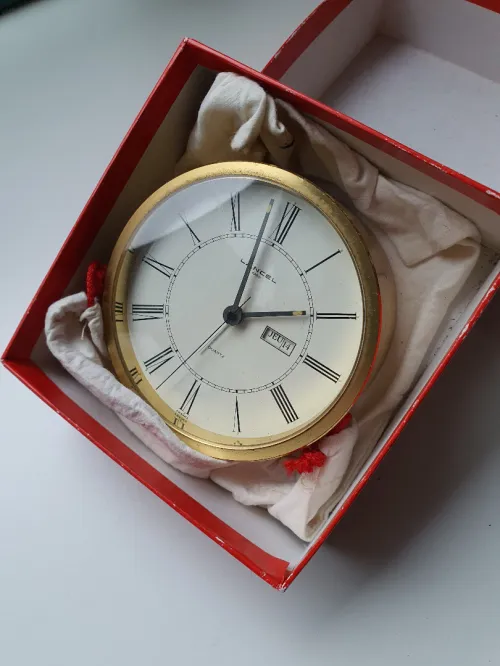 Pendulette de bureau quartz Lancel Germany, montre, horloge