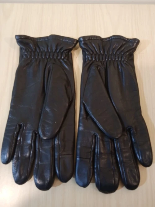 Paire de Gants en cuir homme française très bonne qualité, très solide. Taille 9