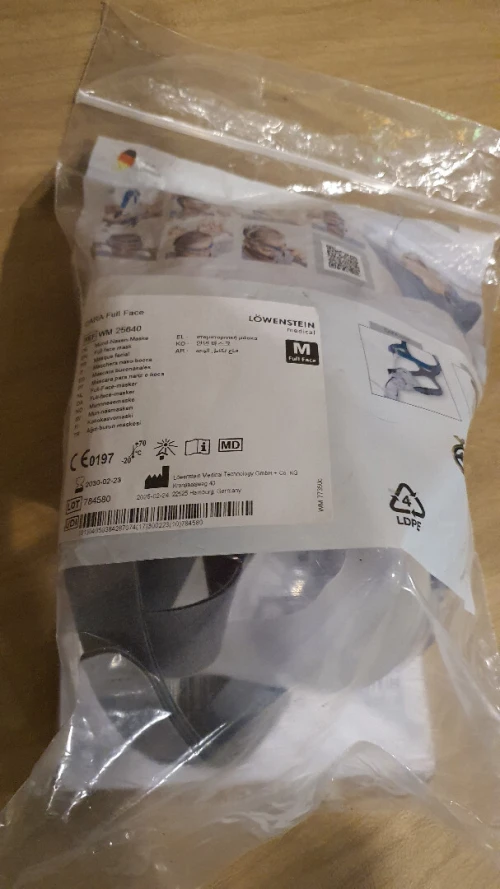 Masque CPAP Full Face model CARA par Löwenstein Medical Germany (Taille M) apnée du sommeil