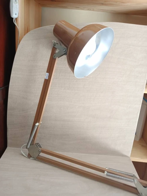 Ancienne lampe d'architecte des années 60, d'origine allemande (Made in RDA) LIQUIDATION