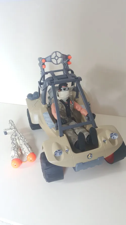 Action Man DESERT BUGGY Desert Mission voiture+ Figurine RARE 2000 ACTION MAN DESERT EUROPEAN HASBRO
