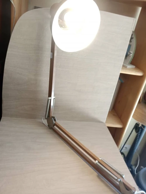 Ancienne lampe d'architecte des années 60, d'origine allemande (Made in RDA) LIQUIDATION