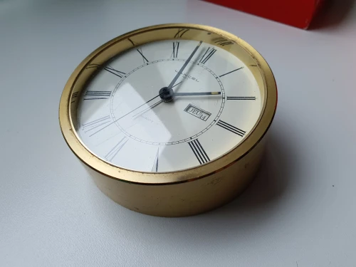 Pendulette de bureau quartz Lancel Germany, montre, horloge