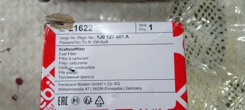 Filtre à Carburant Febi Bilstein 21622 pour VW-Audi (Origine)