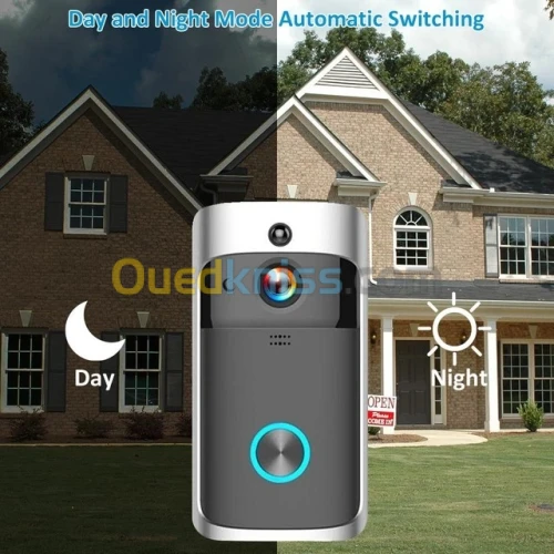 V6 Video Doorbell WIFI SMART SANS FIL SÉCURITÉ SONNERIE SMART HD 1080P INTERCOM VISUEL ENREGISTREMEN