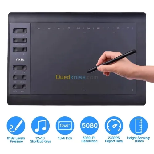 Tablette graphique VINSTA 1060