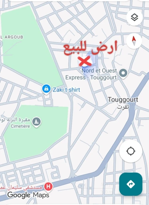 Vente Terrain Touggourt Touggourt
