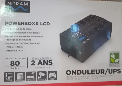 ONDULEUR NITRAM 700VA 04+04 SFR PB700LCD 