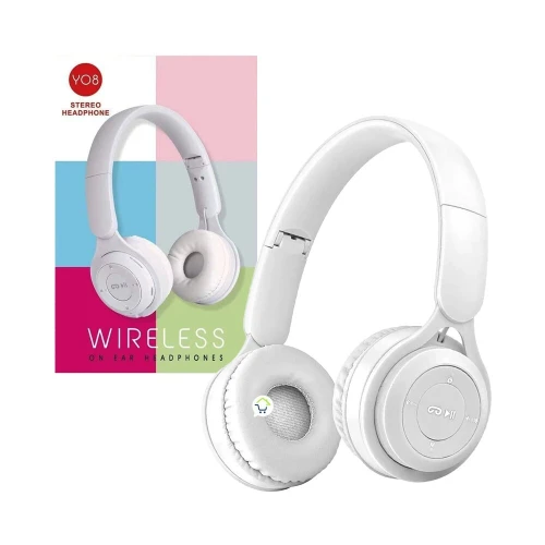 CASQUE Y08 SANS FIL BLUETOOTH 5.0 PIABLE LECTEUR SD/TM & RADIO FM INTÉGRÉ