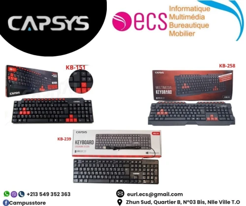 CLAVIER CAPSYS KB177 / KB151 / KB239 / KB258 