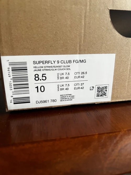 Soulier nike superfly 9