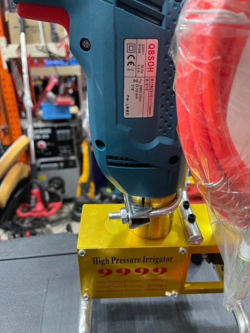 Pompe D'Injection Époxy Polyuréthane Mousse Coulis Machine Tuyau en Acier Béton Réparation Fissure