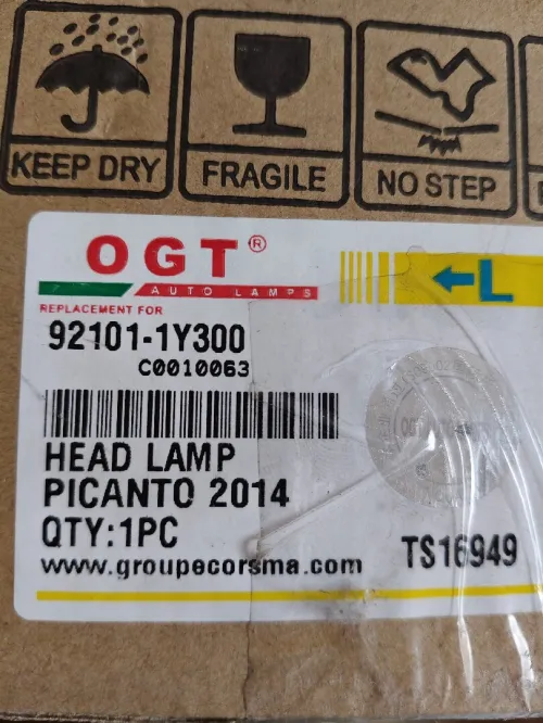 Phare KIA PICANTO avant-gauche